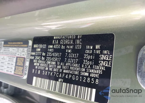 2023 Kia Sportage X-Pro Prestige from USA, damaged, VIN 5XYK7CAF4PG012858